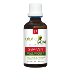 GEM - VEN - Bud Relief für schwere Beine - 50 ml Bio - Alphagem GC17 - 1