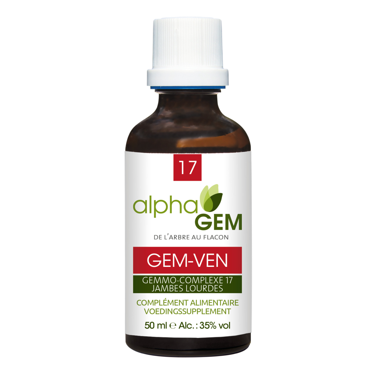 GEM - VEN - Bourgeon Jambes Lourdes - 50 ml Bio - Alphagem GC17