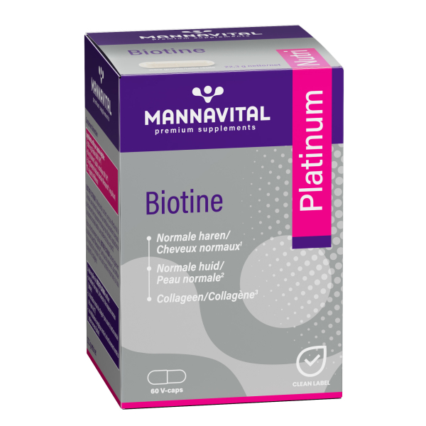 Biotin Platin 60V Kapseln – Mannavital - 1