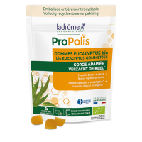 -Gomme Propolis et Eucalyptus radié Bio 45g -  Ladrôme