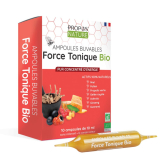 -Tonic Force (Royal Jelly - Green Propolis - Pollen - Acerola - Ginseng - Guarana) 10 x 10ml ampullen Organic - Propos'Nature