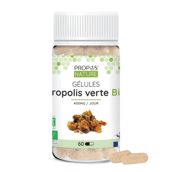 Bio-Grünes Propolis, 60 Kapseln - Propos' Nature - 1