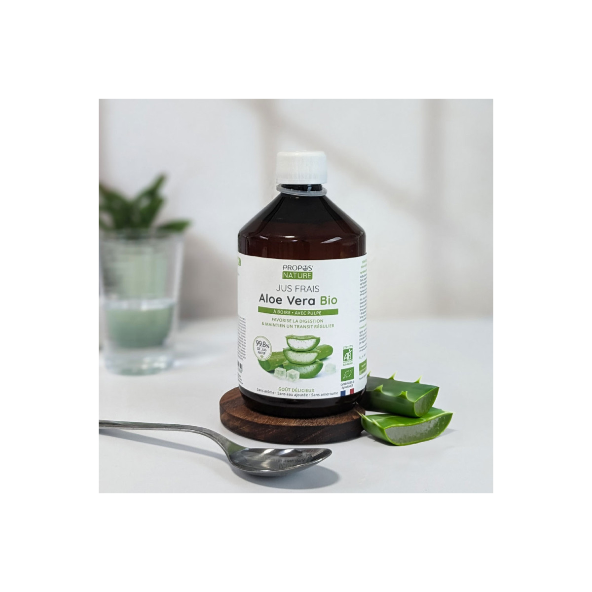 Aloe vera jus  boire 500 ml BIO - Propos'Nature