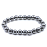 -Bracelet Hematite - 8 mm - Lithothérapie
