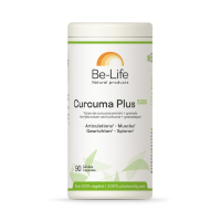 -Curcuma Plus 5000 - Extrait hautement dos&eacute; en curcumino&iuml;des - 90 g&eacute;lules v&eacute;g&eacute;tales &ndash; Be-Life