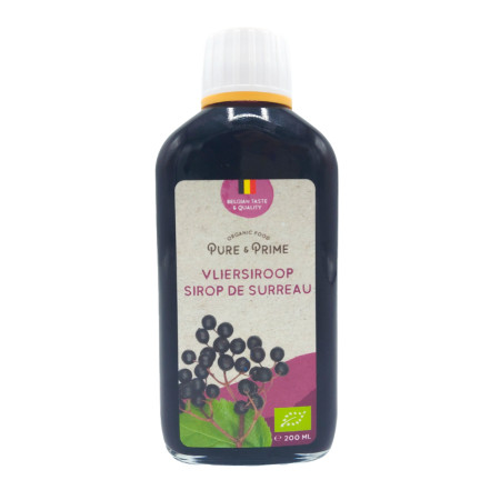Sirop de sureau noir artisanal Bio 200 ml - Sirops de l'herboriste - 1 Sirop de sureau noir artisanal Bio 200 ml - Sirops de l'herboriste - 1