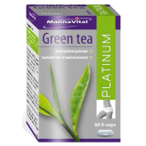 Thé vert Platinum (extrait standardisé 60%) 60 capsules - Mannavital - Extraits de plantes standardisés (EPS) + - 1-Platinum Groene Thee (Gestandaardiseerd Extract 60%) 60 Capsules - Mannavital