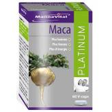 Maca (ginseng péruvien) Platinum (extrait standardisé) 60 capsules Mannavital﻿ - Gélules de plantes - 1