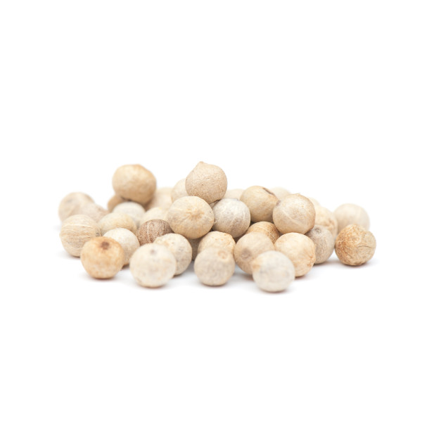 Poivre blanc en grains - grains entiers - 100 g