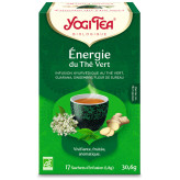 Yogi Tea "Energie du Thé vert" Bio 17 sachets - Thé Ayurvedic - 1 - Herboristerie du Valmont