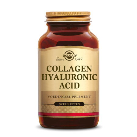 Acide Hyaluronique 120 mg 30 comprimés - Solgar - Acide Hyaluronique et collagène - 1