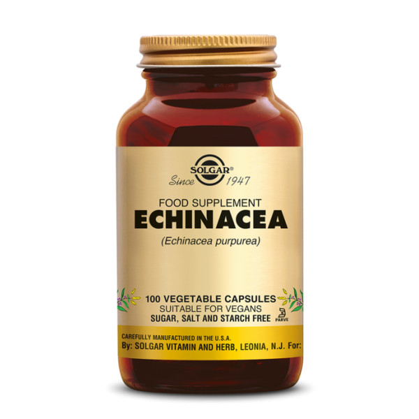 Echinacea 100 gélules végétales - Solgar - Défenses naturelles - Immunité  - 1