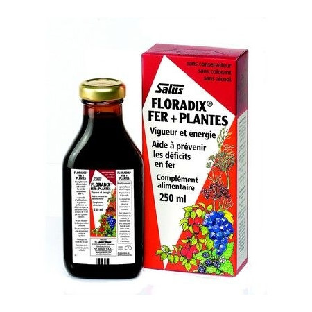 Floradix - Elixir de Fer 250 ml - Salus - Jus et gels de plantes à boire - 1