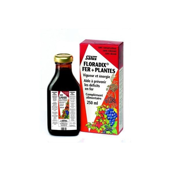 Floradix - Elixir de Fer 250 ml - Salus - Jus et gels de plantes à boire - 1