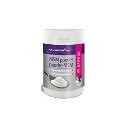 Poudre MSM Platinum 500 g - Mannavital - Articulations - Muscles - Tendons - 1