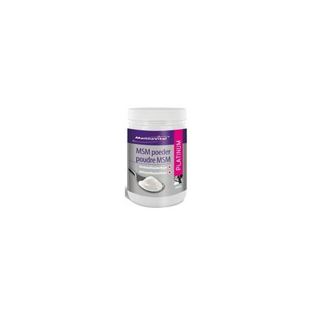 Poudre MSM Platinum 500 g - Mannavital - Articulations - Muscles - Tendons - 1