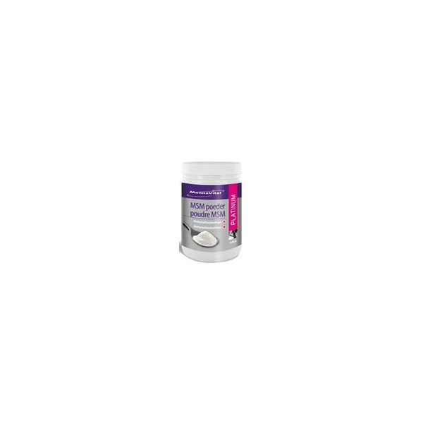 Poudre MSM Platinum 500 g - Mannavital - Articulations - Douleurs - Raideurs - Usures - 1