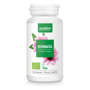 Echinacea Bio 120 gélules - Purasana - 1 - Herboristerie du Valmont