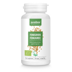 Fenugrec Bio 120 gélules - Purasana - Gélules de plantes - 1