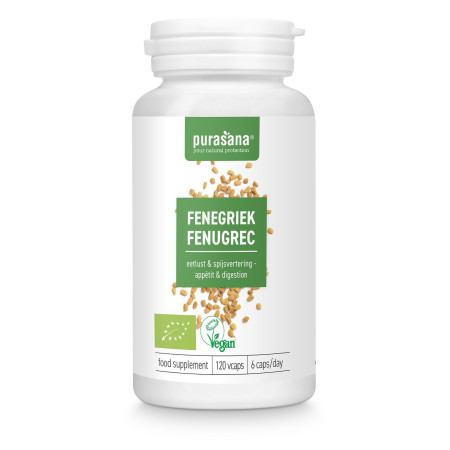 Fenugrec Bio 120 gélules - Purasana - Gélules de plantes - 1