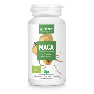 Maca Bio - 120 gélules Purasana - Gélules de plantes - 1