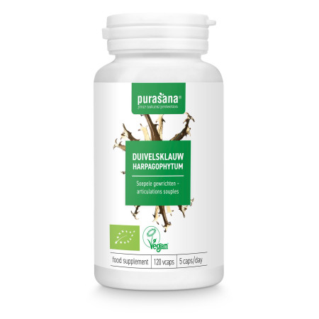 Harpagophytum Bio 120 gélules - Purasana - Gélules de plantes - 1 Harpagophytum Bio 120 gélules - Purasana - Gélules de plantes - 1