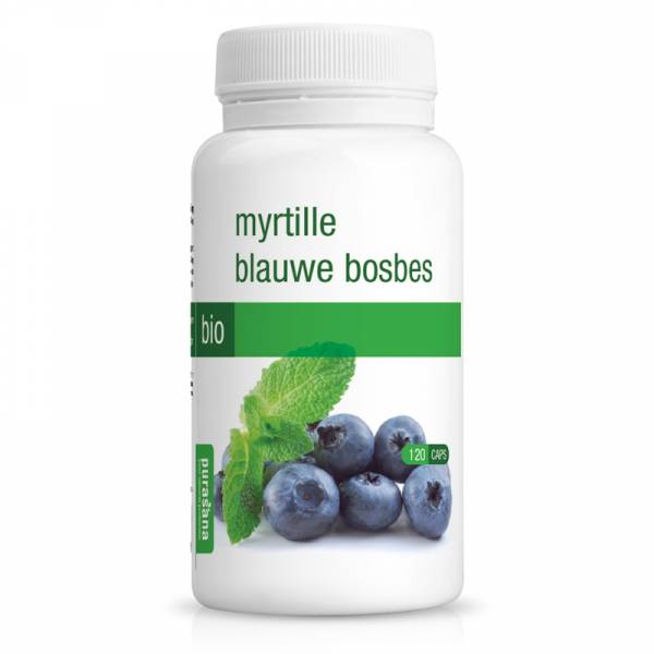 Myrtille Bio 120 gélules - Purasana - 1 - Herboristerie du Valmont