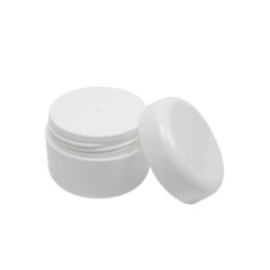 Pommadier couvercle à viser blanc (vide) 50 ml - Matériel de préparation en Herboristerie - 1