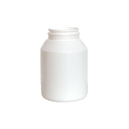 Pilulier blanc avec bouchon inviolable (vide) 100 ml  - Matériel de préparation en Herboristerie - 1