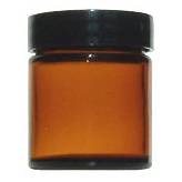 Pot (pommadier) en verre brun 60 ml  - 1 - Herboristerie du Valmont