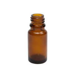 Flacon brun 15 ml avec pinceau type coricide - Matériel de préparation en Herboristerie - 1