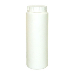 Flacon Talqueur 100 ml  en plastique blanc - 1 - Herboristerie du Valmont