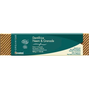 Dentifrice Neem & Grenade Bio 150 gr - Himalaya Herbal - 1 - Herboristerie du Valmont
