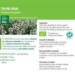 Bio Thymian Urtinktur - Thymus vulgaris 50 ml - Ladrôme - Urtinkturen - Frischpflanzenextrakte - 2