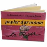 Papier d'Arménie "La Rose" carnet individuel - Papier d'Arménie  - 1 - Herboristerie du Valmont