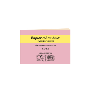 Papier d'Arménie "La Rose" carnet individuel - Papier d'Arménie - 1 - Herboristerie du Valmont Papier d'Arménie "La Rose" carnet individuel - Papier d'Arménie - 1 - Herboristerie du Valmont