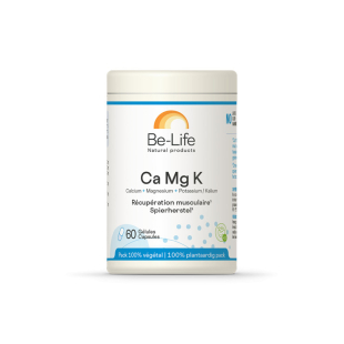 Ca Mg K (calcium-Magnésium-Potassium) 60 gélules - Be-Life - 1 - Herboristerie du Valmont Ca Mg K (calcium-Magnésium-Potassium) 60 gélules - Be-Life - 1 - Herboristerie du Valmont