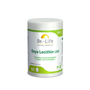 Soja Soya Lecithin 1200 60 gélules - Be-Life - 1 - Herboristerie du Valmont Soja Soya Lecithin 1200 60 gélules - Be-Life - 1 - Herboristerie du Valmont
