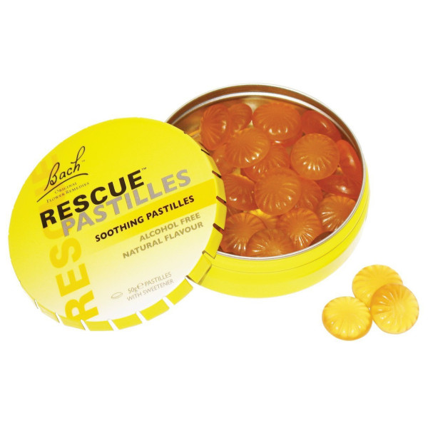 Rescue pastilles orange 50 gr - Bach Original - Fleurs de Bach et élixirs floraux - 1