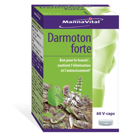 Darmoton Forte 60 capsules végétales - Mannavital - Transit - Equilibre de la flore - 1
