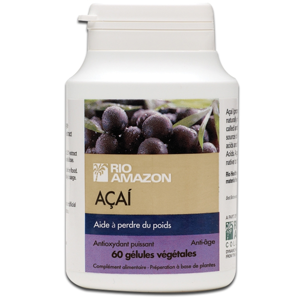 Acai 120 Gemüsekapseln - Rio Amazon - Antioxidantien - 1