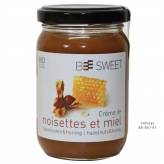 Crème de noisettes et miel Bio 225 gr - Pâte à tartiner - 1 - Herboristerie du Valmont