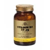 Vitamine D3 25 µg/1000 UI 100 gélules softgels - Solgar - 1 - Herboristerie du Valmont-Vitamine D3 25 µg/1000 UI 100 gélules softgels - Solgar