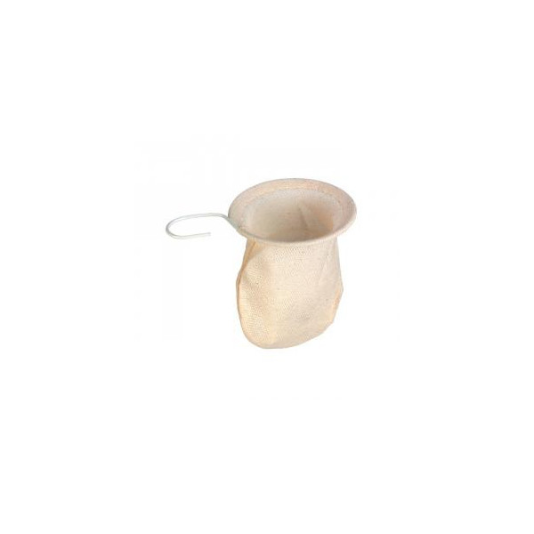 Filtre à thé et infusion en coton 100% non blanchi 7 cm - Biobox - Accessoires autour des tisanes et du thé - 1