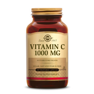 Vitamine C 1000mg flacon de 100 gélules végétales - Solgar - 1 - Herboristerie du Valmont