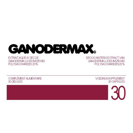 Ganodermax (Extrait de Ganoderma lucidum ou Reishi) 30 caspules - Laboratoire Biophytarom - Défenses naturelles - Immunité  - 1