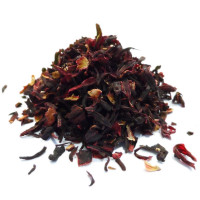 Infusion d'Hibiscus (Karkadé) Bio - FC-Tisane Hibiscus Bio (Karkadé) - Fleur coupée