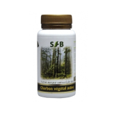 Charbon végétal super activé nature 120 gélules - SFB - Charbon végétal activé & levures - 1-Natuurlijke super geactiveerde plantaardige houtskool 120 capsules - SFB