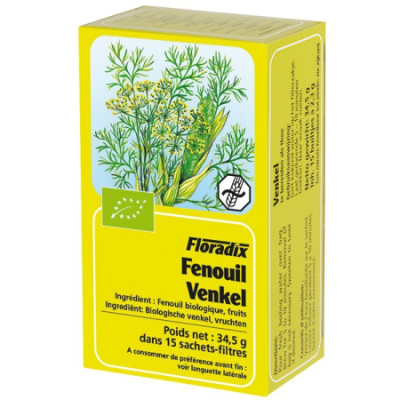 Bio Fenchel Kräutertee 15 Teebeutel - Salus - Kräutertees im Teebeutel - 1