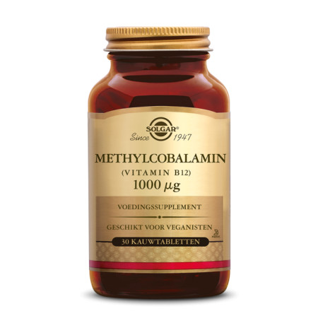 Methylcobalamin 1000 µg (Methylcobalamin 1000 µg) - 30 comprimés - Solgar - Vitamine B - 1